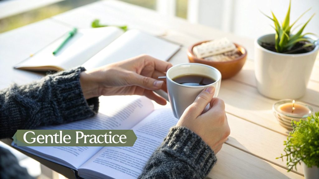 grounding techniques for dissociation cozy reading